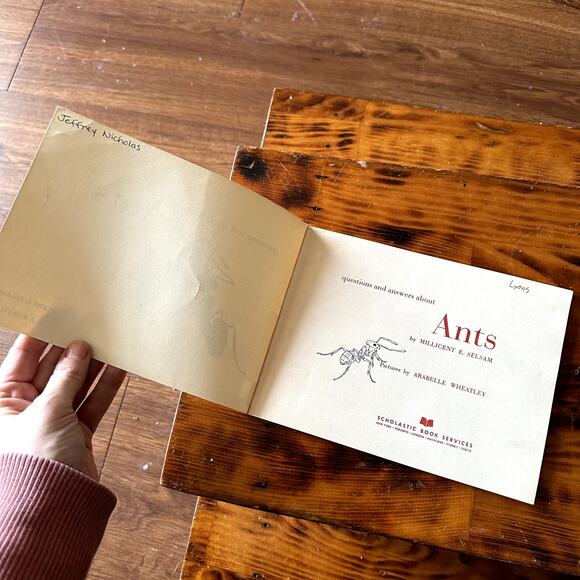 Vintage 1967 Questions And Answers About Ants Paperback Book - Picture 2 of 9